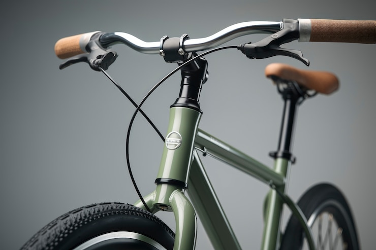 Foto grátis close-up de detalhes e peças de bicicletas