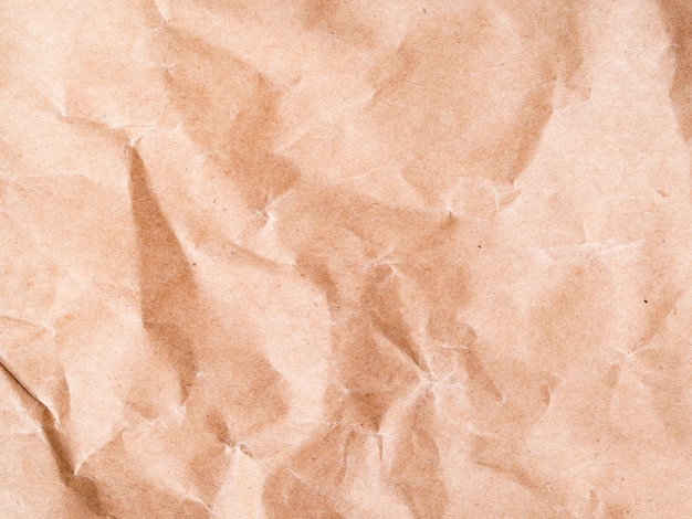 Close-up de fundo de papel amassado