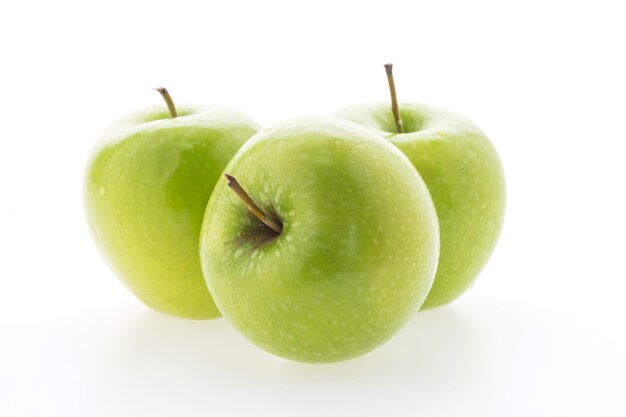 Close-up de maçãs frescas