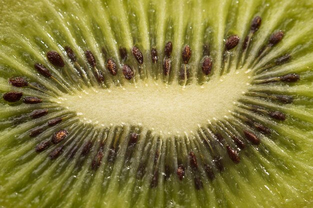 Close-up, de, maduro, fruta kiwi