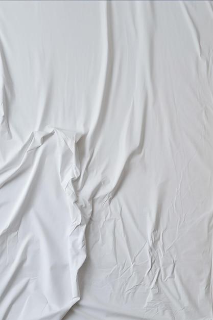 Foto grátis close-up de textura de cartaz de papel branco amassado
