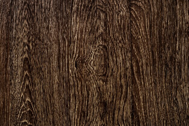 Close-up de um fundo texturizado de tábua de madeira marrom
