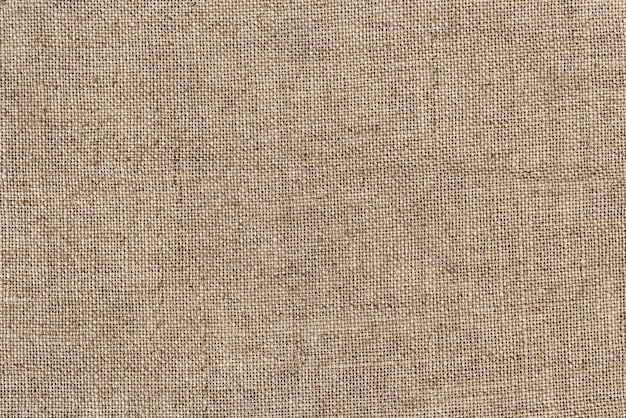 Close-up de um saco de juta de serapilheira texturizada fundo
