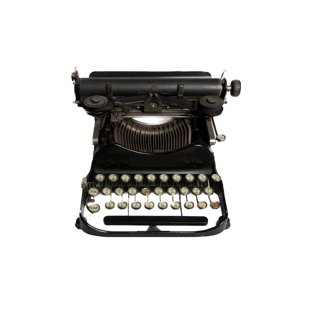 Foto grátis close-up de uma máquina de escrever fantástica