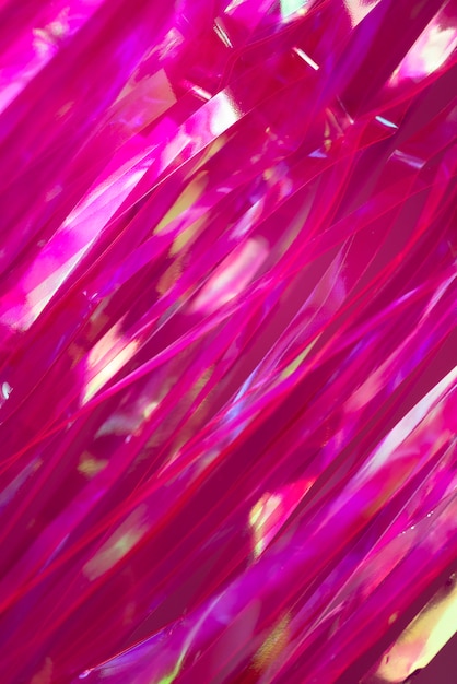 Close-up em faíscas rosa e glitter
