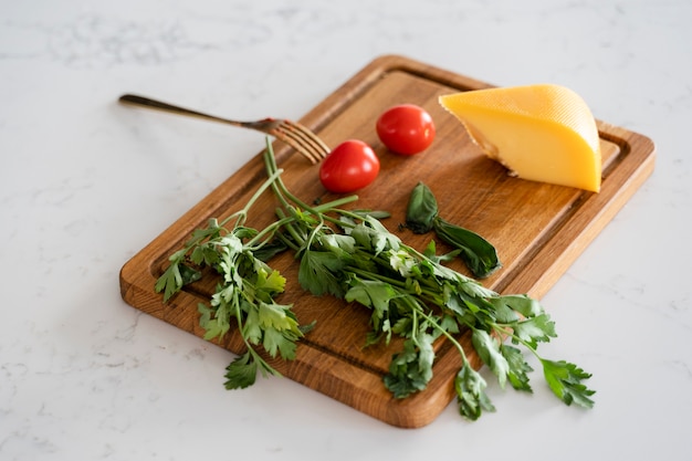 Foto grátis close-up em ingredientes usados para cozinhar