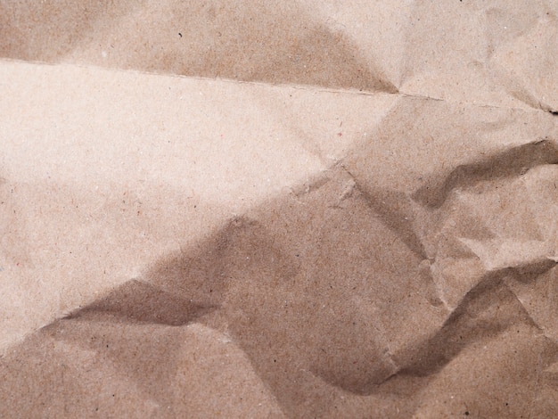 Close-up fundo de papel amassado