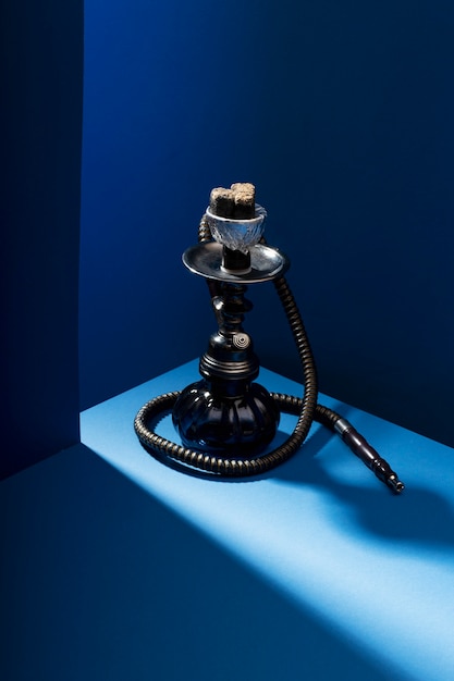 Foto grátis close-up no cachimbo de água para vaping