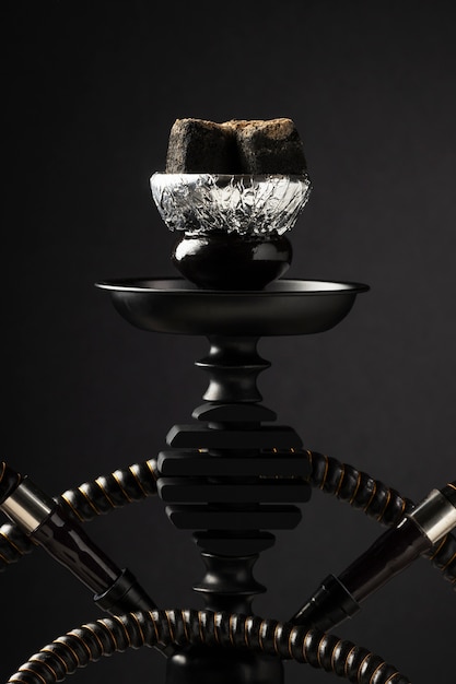 Foto grátis close-up no cachimbo de água para vaping