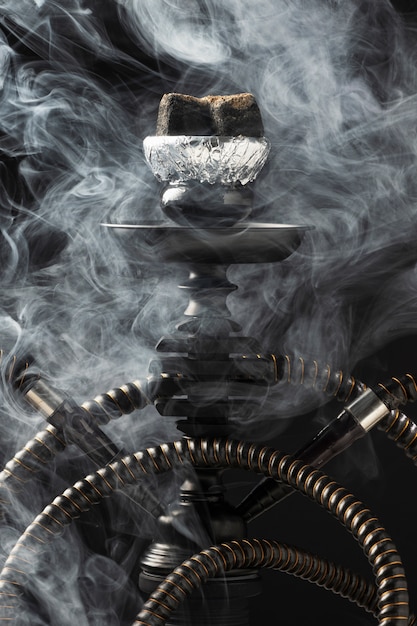 Close-up no cachimbo de água para vaping