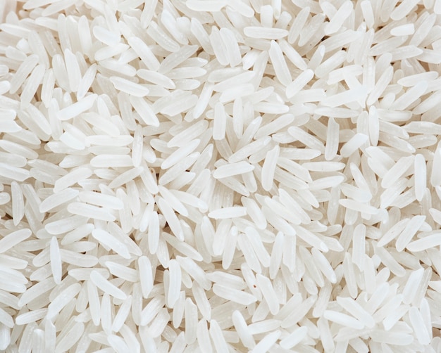 Closeup, de, arroz branco, textured