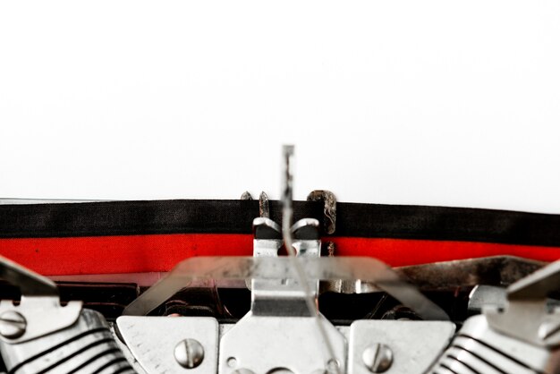 Closeup, de, retro, typewriter