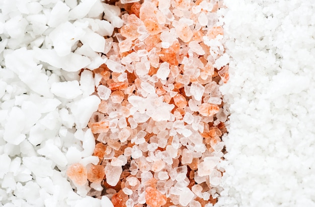 Closeup de sal misto