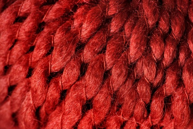 Closeup de tecido de lã