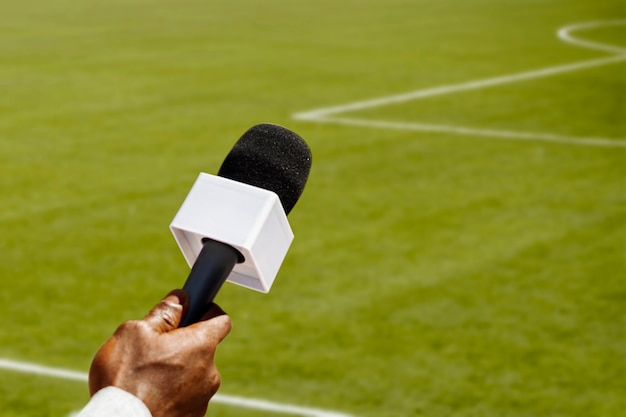 Colagem de conceito de notícias esportivas