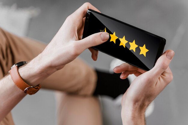 Colagem do conceito de experiência do cliente