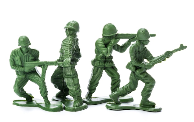 Coleção de soldados de brinquedo tradicionais