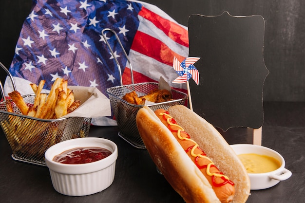 Foto grátis comida americana