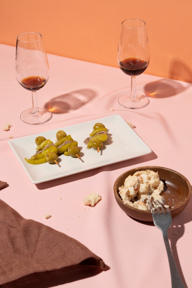 Foto grátis comida para comemorar o dia mundial das tapas