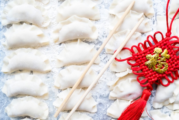 Foto grátis comida para o ano novo chinês