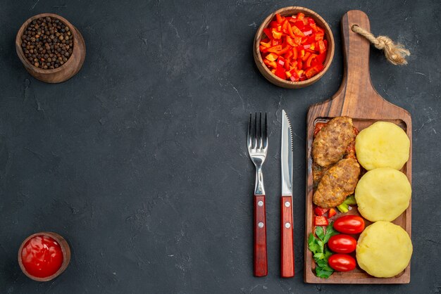 Comidas deliciosas para a festa