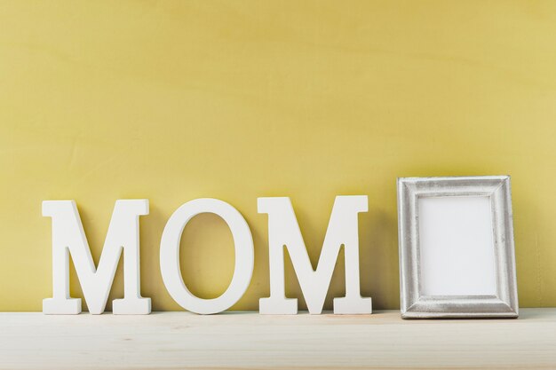Foto grátis composição com moldura para o dia das mães