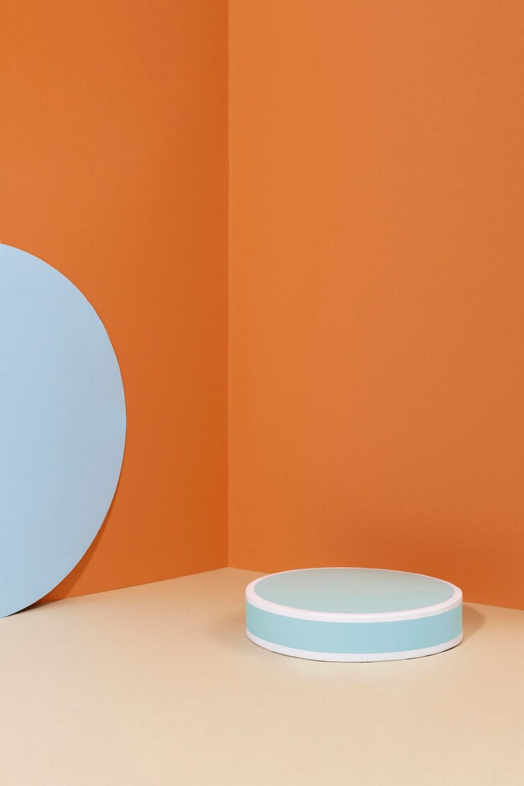 Foto grátis composição criativa de palco minimalista