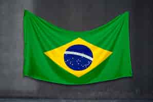 Foto grátis composição da bandeira brasileira