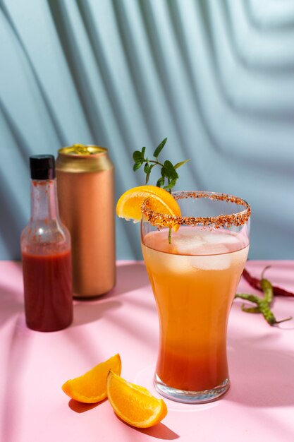 Composição de bebida picante michelada