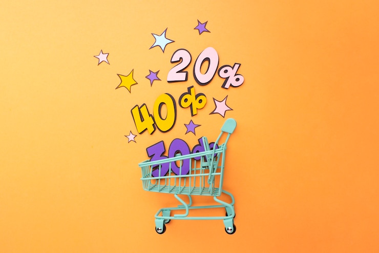 Foto grátis composição de black friday em papel
