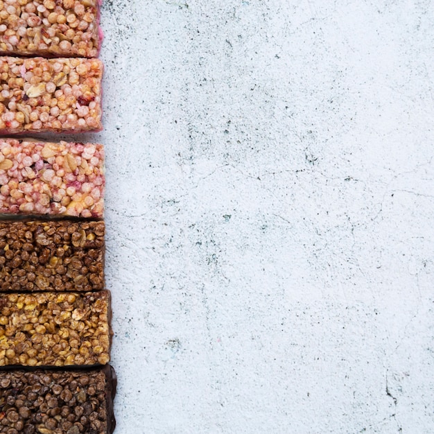 Foto grátis composição de comida saudável moderna