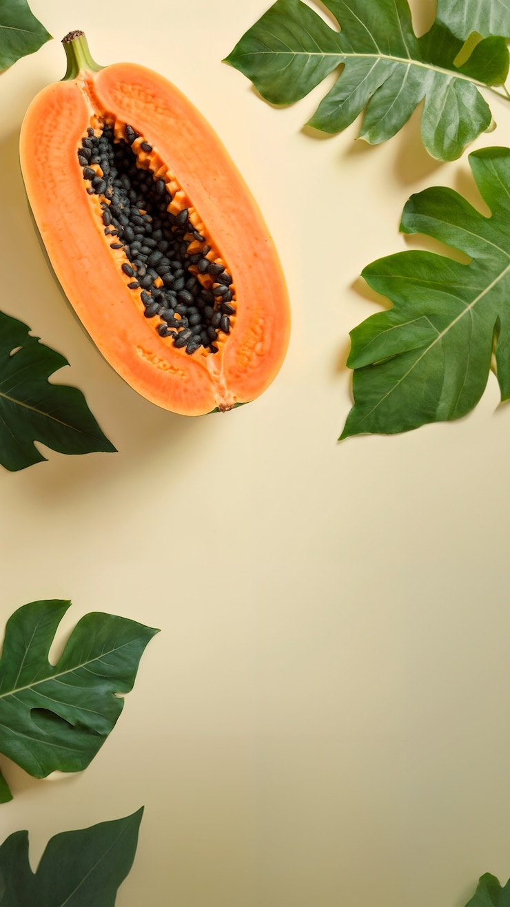 Foto grátis composição de frutas tropicais