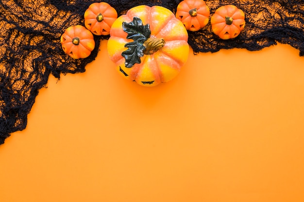 Composição de fundo de Halloween com espaço