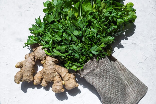 Composição de ingredientes helathy moderna