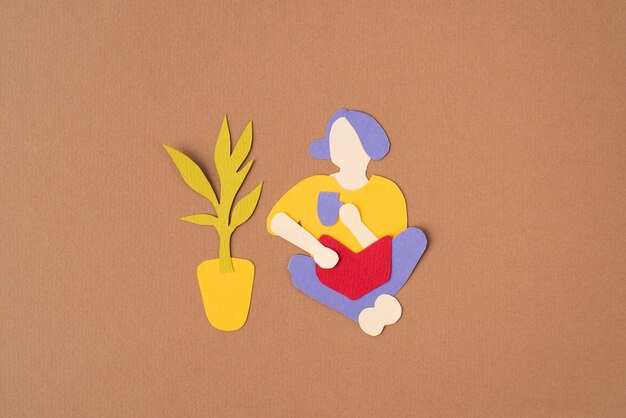 Composição de isolamento de estilo de papel