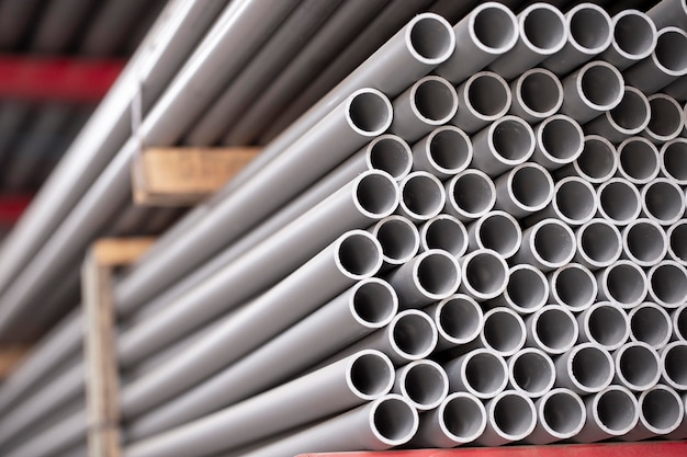 Foto grátis composição de tubos de pvc de construção