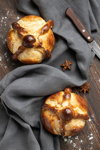 Composição do pão tradicional dos mortos