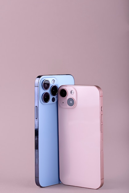 Composição elegante de smartphone