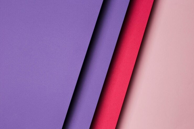 Foto grátis composição plana leiga de folhas de papel multicolorido