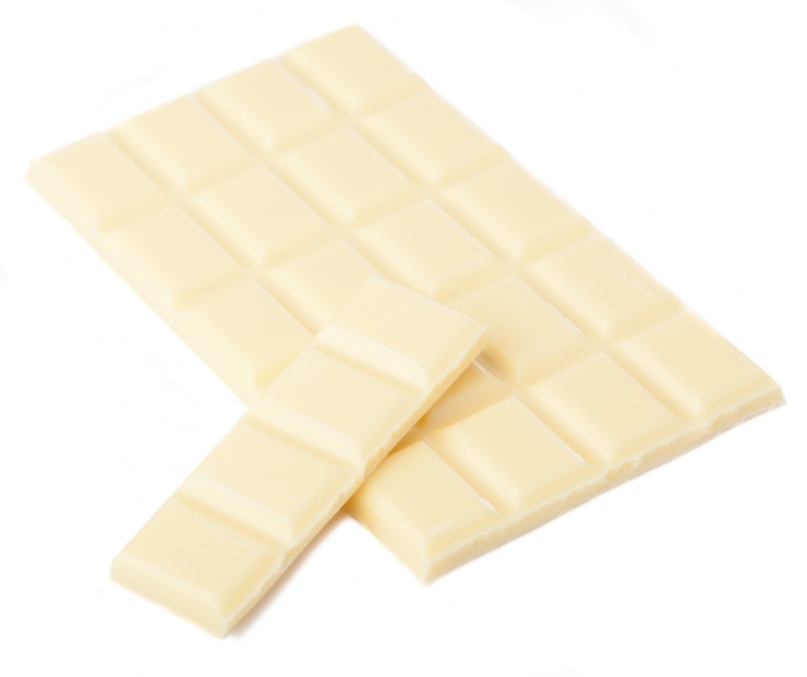 Foto grátis comprimido branco de chocolate