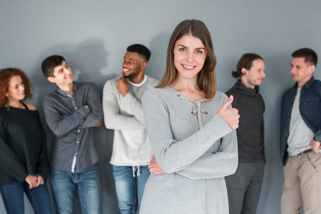 Foto grátis conceito comunidade, com, grupo pessoas