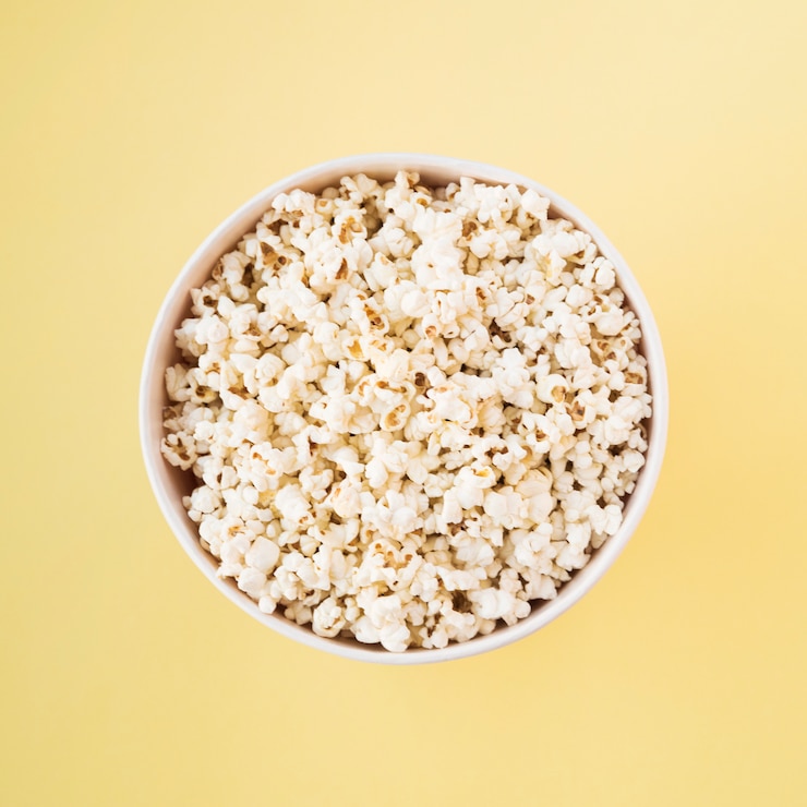 Foto grátis conceito de cinema com pipocas