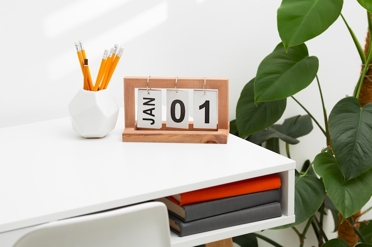 Foto grátis conceito de definição de metas com mesa