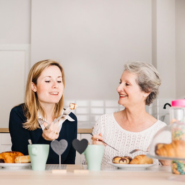 Conceito de dia das mães com café da manhã