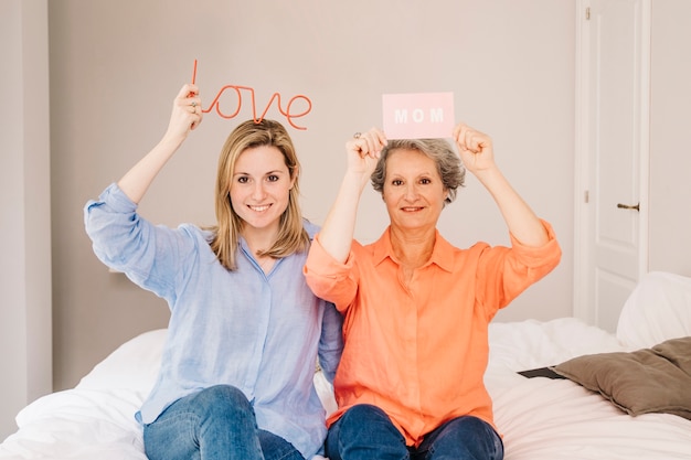 Conceito de dia das mães no quarto