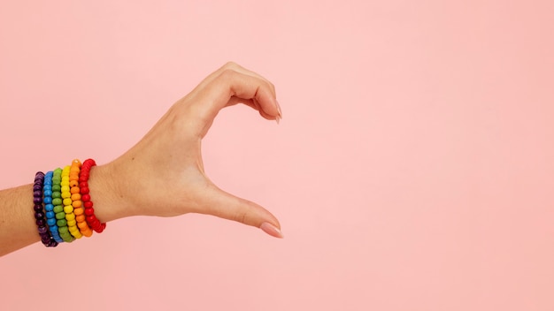 Foto grátis conceito de diversidade com as mãos