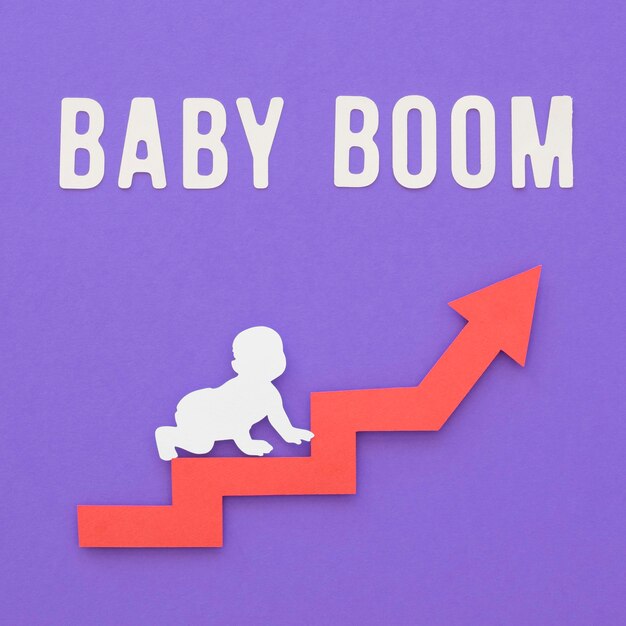 Conceito de fertilidade do baby boom