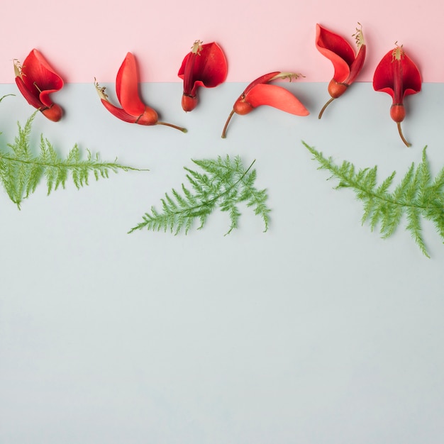 Conceito de flores encantadoras com estilo elegante