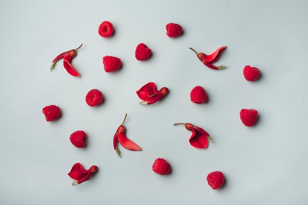 Conceito de flores modernas com estilo elegante