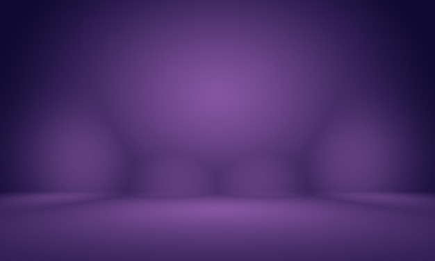 Foto grátis conceito de fundo de estúdio abstrato fundo de sala de estúdio roxo gradiente de luz vazio para produto